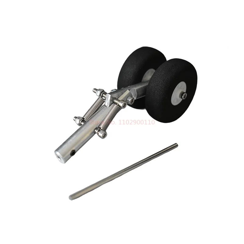 Modèle d'avion amortisseur train d'atterrissage aile fixe avion roue arrière roue à double rangée amortisseur train d'atterrissage pièces de jouets