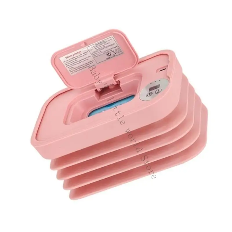 درجة حرارة قابلة للتعديل مناديل مبللة للأطفال أكثر دفئًا قابلة للطي للجسم وظيفة تسخين سريع مناديل مبللة للعناية بالبشرة الحساسة