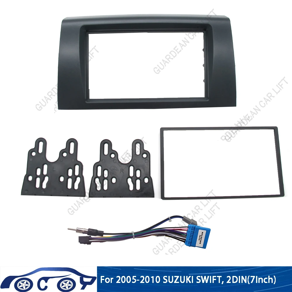 7 Inch Car DVD Frame Android Audio Dash Facias Radio Player screen 2 Din Head Unit For Suzuki Swift ERTIGA 2005-2010 Trim Kits