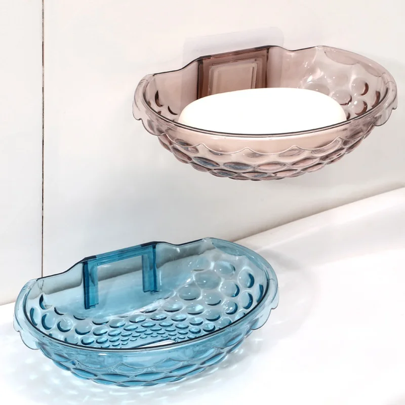 

Multifunction Soap Holder Bathroom Soap Box with Drain Storage Rack for Shower Kitchen Sink Accessories
