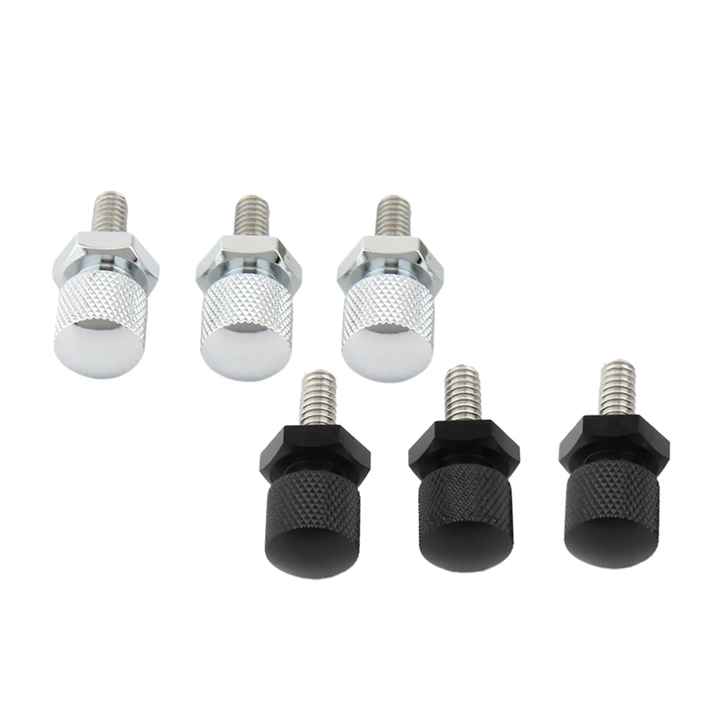 3PCS/Set Chrome/Black Motorbike Windshield Trim Screw For Harley Electra Street Glide Ultra Limited 1996-2013