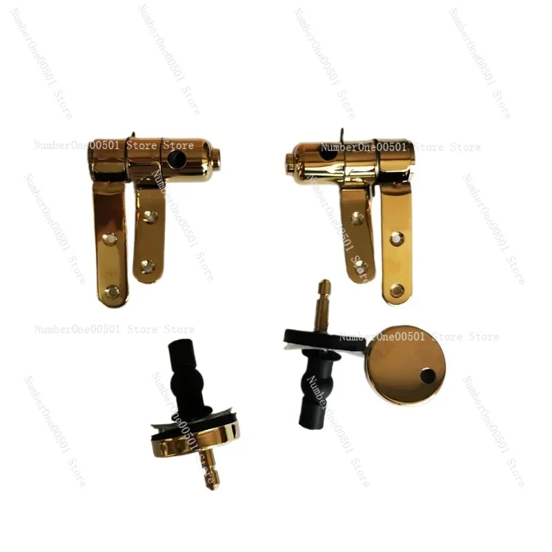 

Stainless Steel Slow Drop Quick Release Hinge Accessories Replacement Buffer Lock Upper Toilet Cover Flat Resin Solid Wood