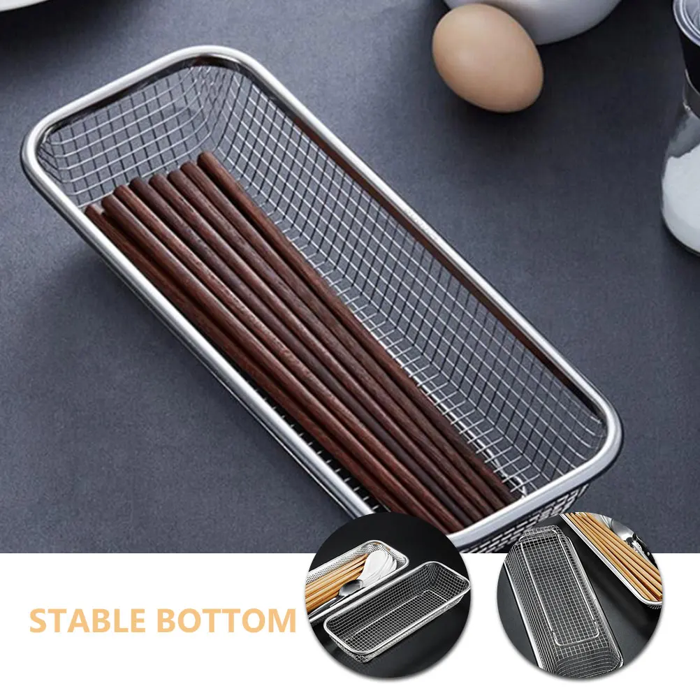

2pcs Disinfection Cabinet Chopstick Holders Stainless Steel 31x12 Utensil Rack Spoon Fork Kitchen ganizer Storage