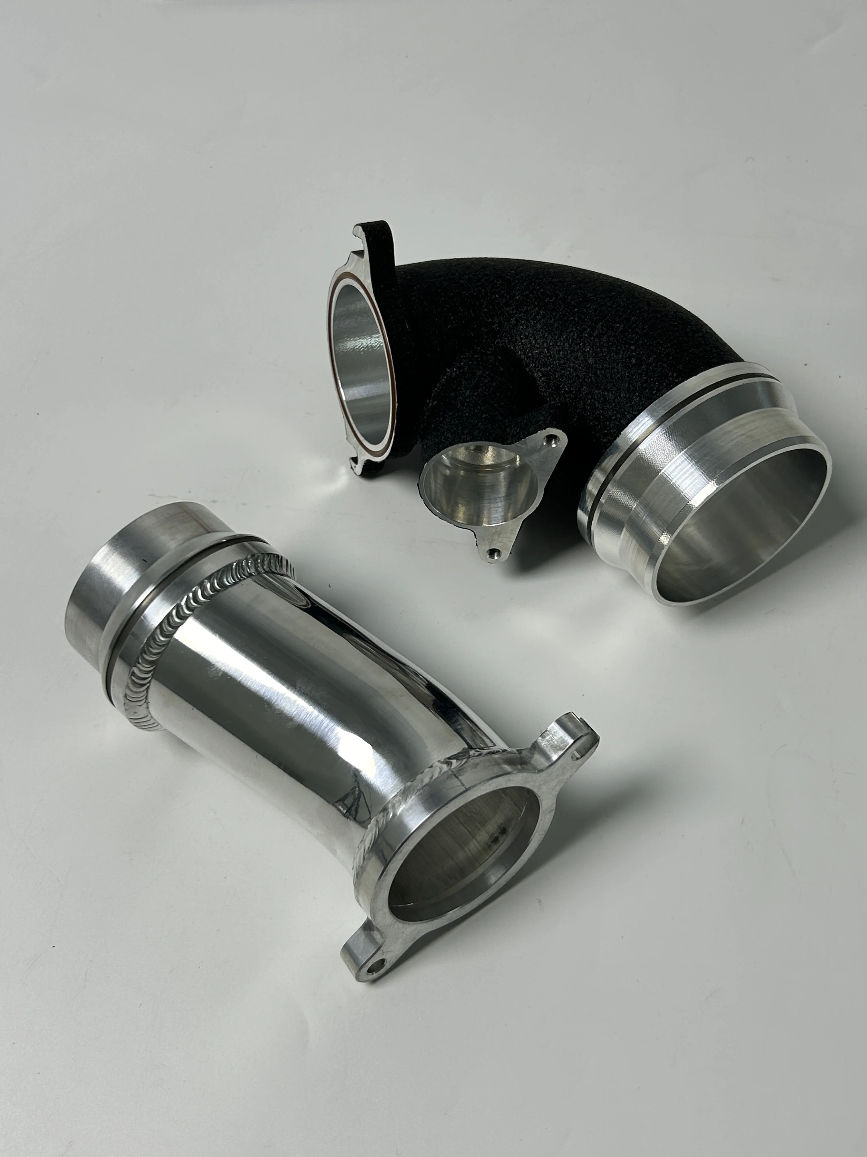 Fix OEM Intake Pipe Collapse Racing High‑Flow Aluminum Turbo Inlet Pipe for BMW S58 G8X G80 G82 M3 M4