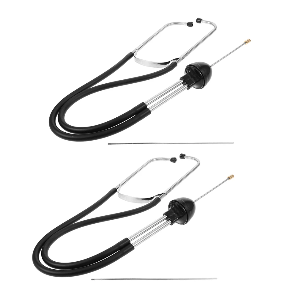 

2 pcs Listening Stick Testing Leak Detection Tools Water High Precision Underground Durable Portable Tester Device