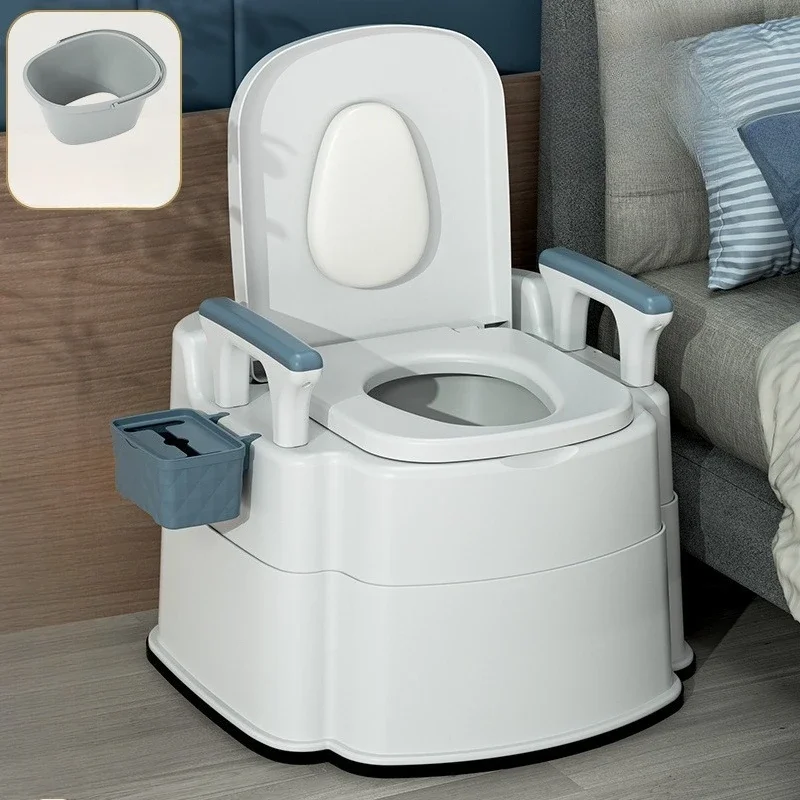Portable for The Elderly, Mobile  for Pregnant Women Chair Urinal  Anti-odor Urine Bucke