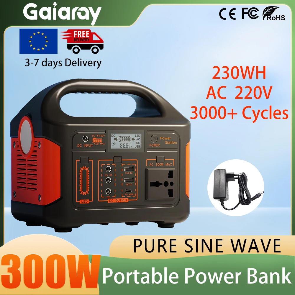 Gaiaray 300W tragbarer All-in-One-Solargenerator 220V mobile …
