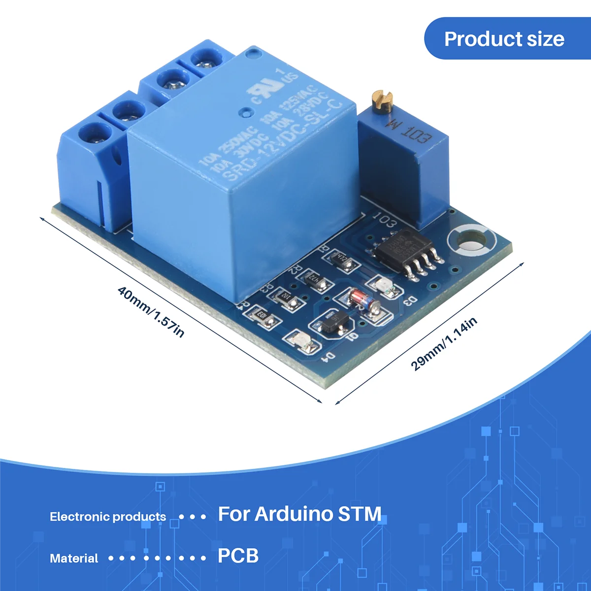 -X0001 Módulo de gestión de subtensión de batería DC 12V Módulo de protección de recuperación de interruptor automático de bajo voltaje