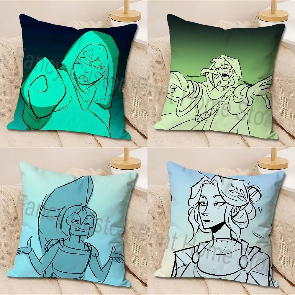 

E-Epic the Musical Anime Celebrity Merchandise All-Match Printed Pillow Case Sofa Car Office Room Decoration Protector