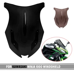 앞 유리 앞 유리 더블 버블 디플렉터 블랙 가와사키 닌자 1000 SX Z1000SX Z1000-SX 2019 2020