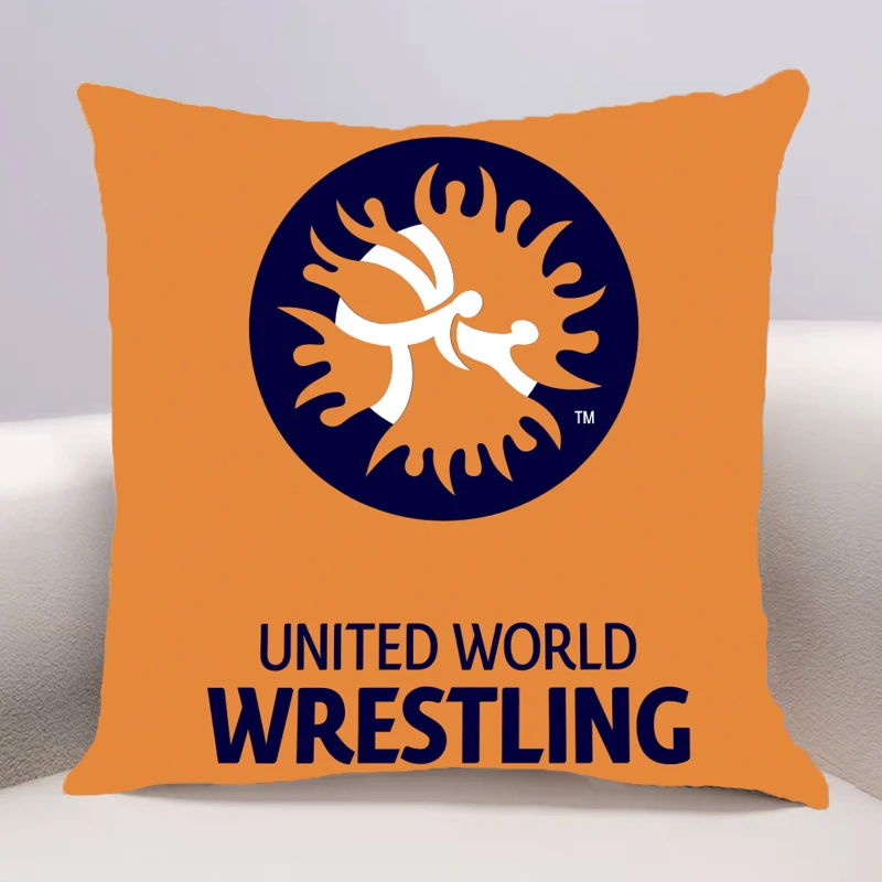 Cushion Cover for Sofa United World Wrestling UWW Pillow Case Cover Seat Car Throw Pillowcase Home Decorative 51