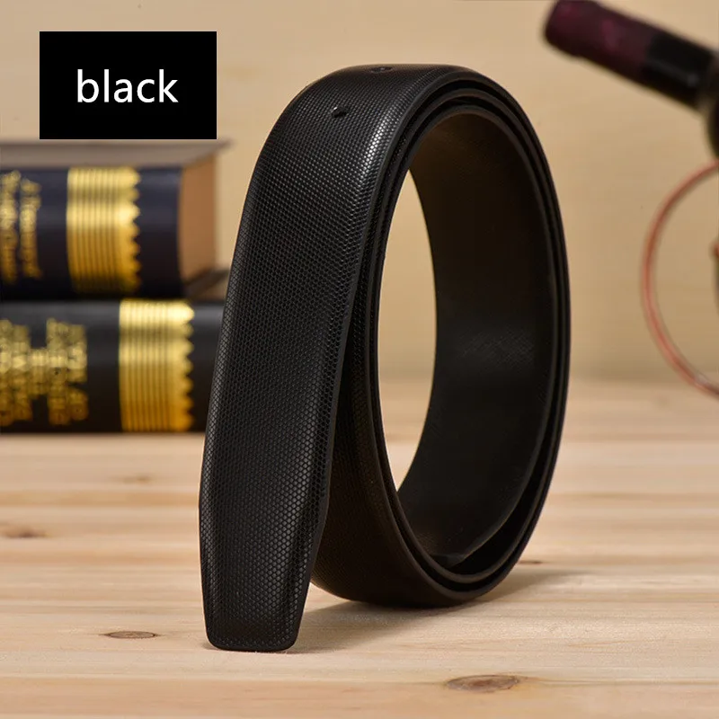Echtledergürtel für Herren, glatter blauer Taillengürtel, Jungen, Jugendliche, Erwachsene, 3,3 cm breit, kein Kopfmuster, Gürtel Faion Accory – Detail 8