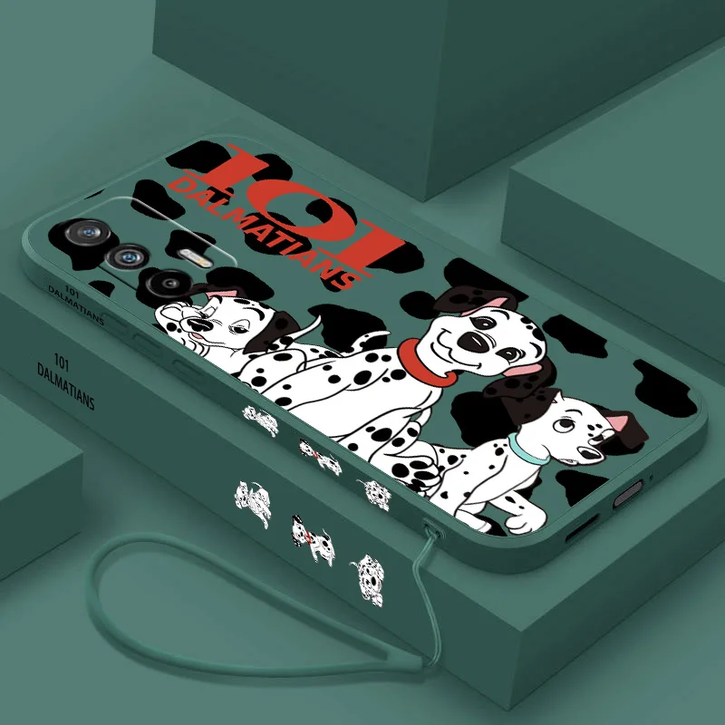 Disney 101 dalmatians Liquid Left Rope Phone Case For OPPO Find X2 3 5 Reno 2 5 6 7 8 10 Pro Lite Neo A16K Shell Soft Cover Capa