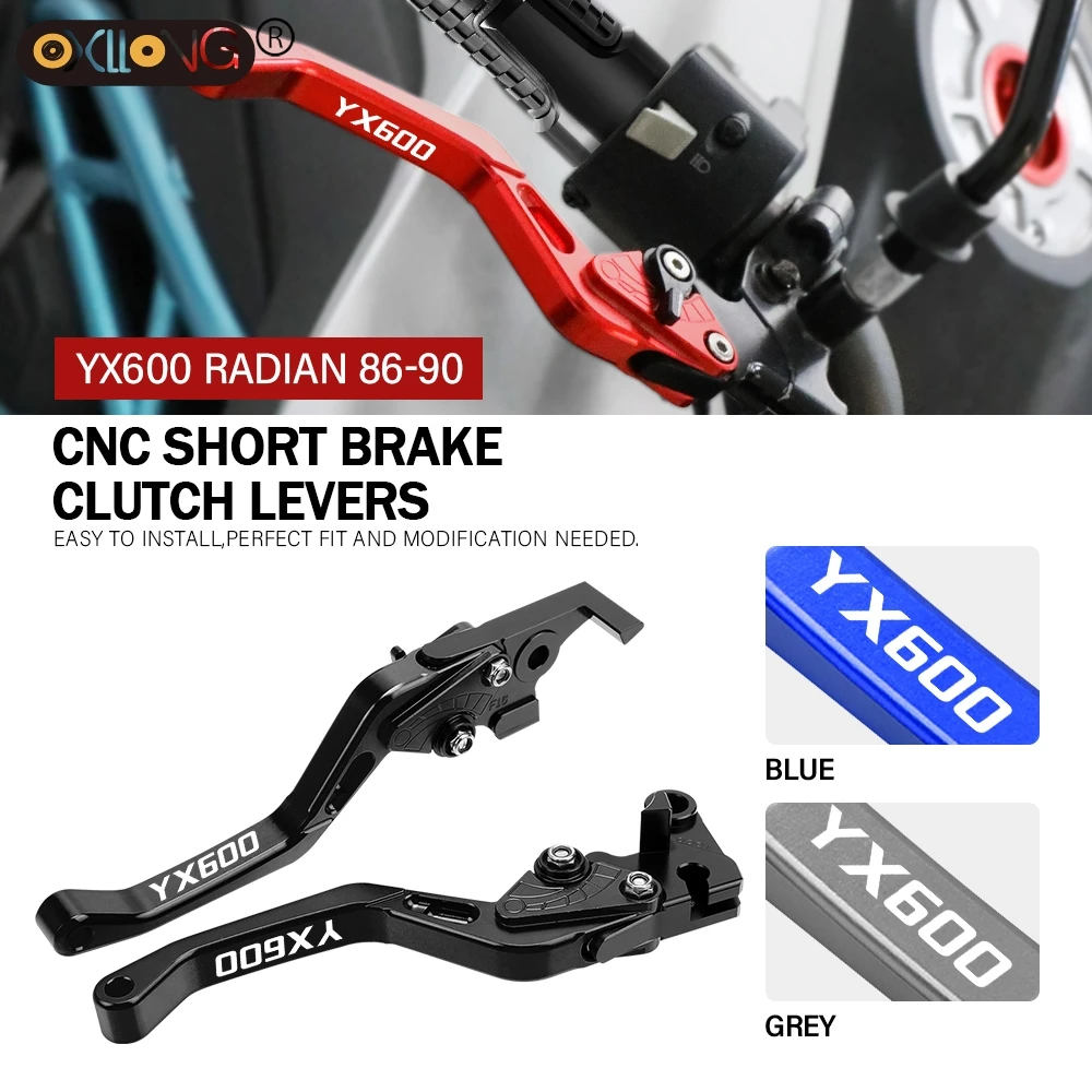 

CNC Aluminum Motorcycle Short Brake Clutch Levers Accessories Parts For YAMAHA YX600 RADIAN 1986 1987 1988 1989 1990