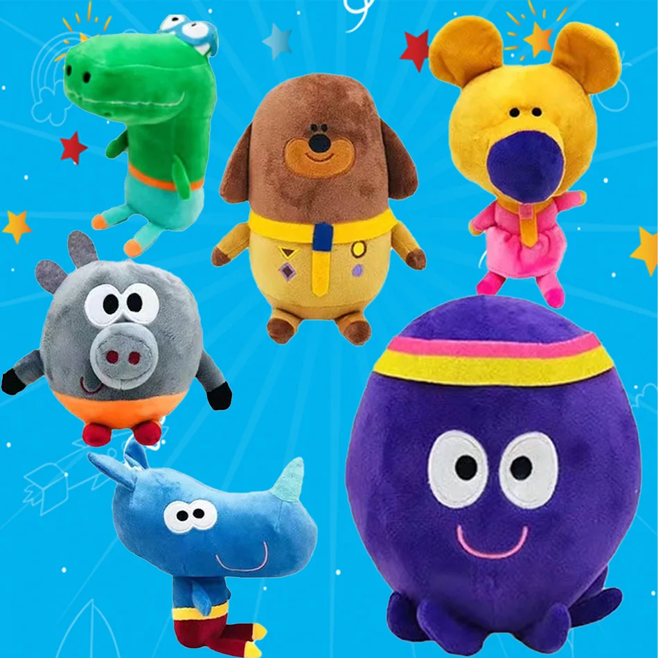 Hot 1-6 stücke Hey Duggee Plüsch Spielzeug Hallo Dodge Plüsch Archie Kindergarten Octopus Hund Schwein Nashorn Krokodil plüsch Puppe Kissen Geschenke