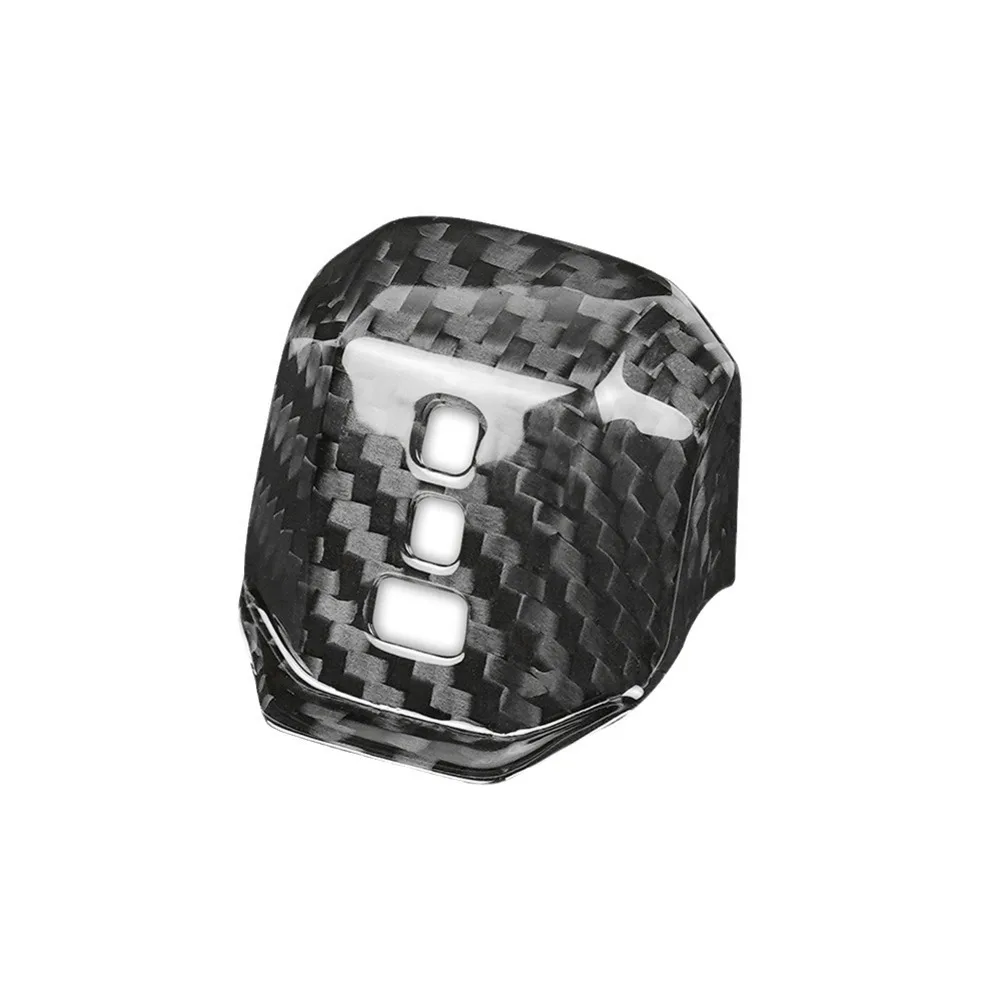 GTI Shift Cover Car Interior Trim Luxury Car Accessory Aviation-Grade Carbon Fiber Exquisite Weaving Process For AT For GTI
