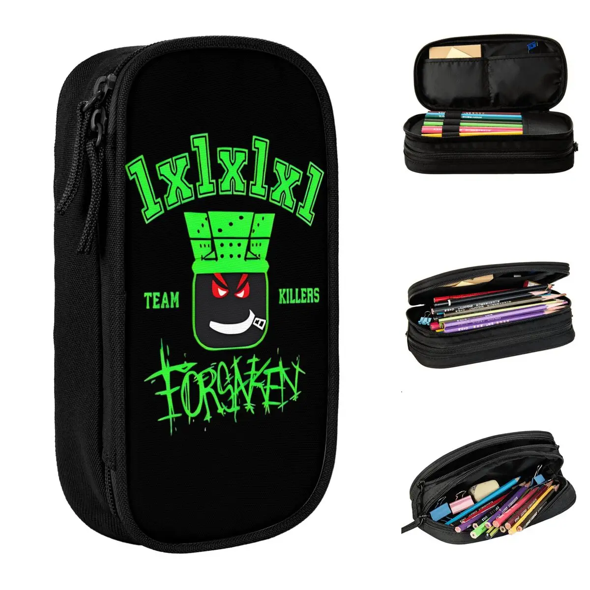 

Forsaken 1x1x1x1 Team Killers Pencil Case Cute Pen Holder Bag Student Big Capacity School Supplies Zipper Pencilcases