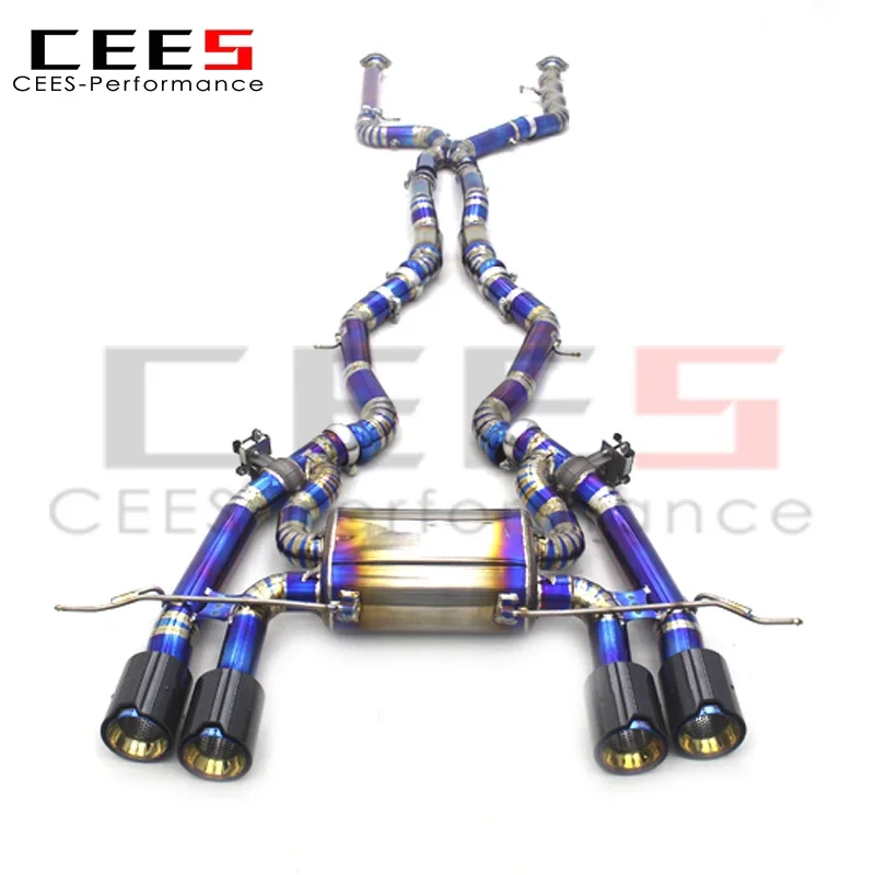 CEES Catback Exhaust System for BMW M2 G87 2023 Performance Titanium Alloy Exhaust Pipe Muffler Escape Exhaust Racing Assembly