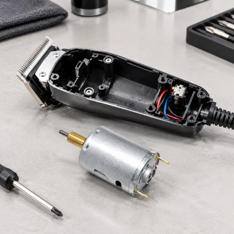 96GF Electric Hair Clippers Replacement Motor for MRD HC-3969V Model with Matching Mount Position, Two Electrical