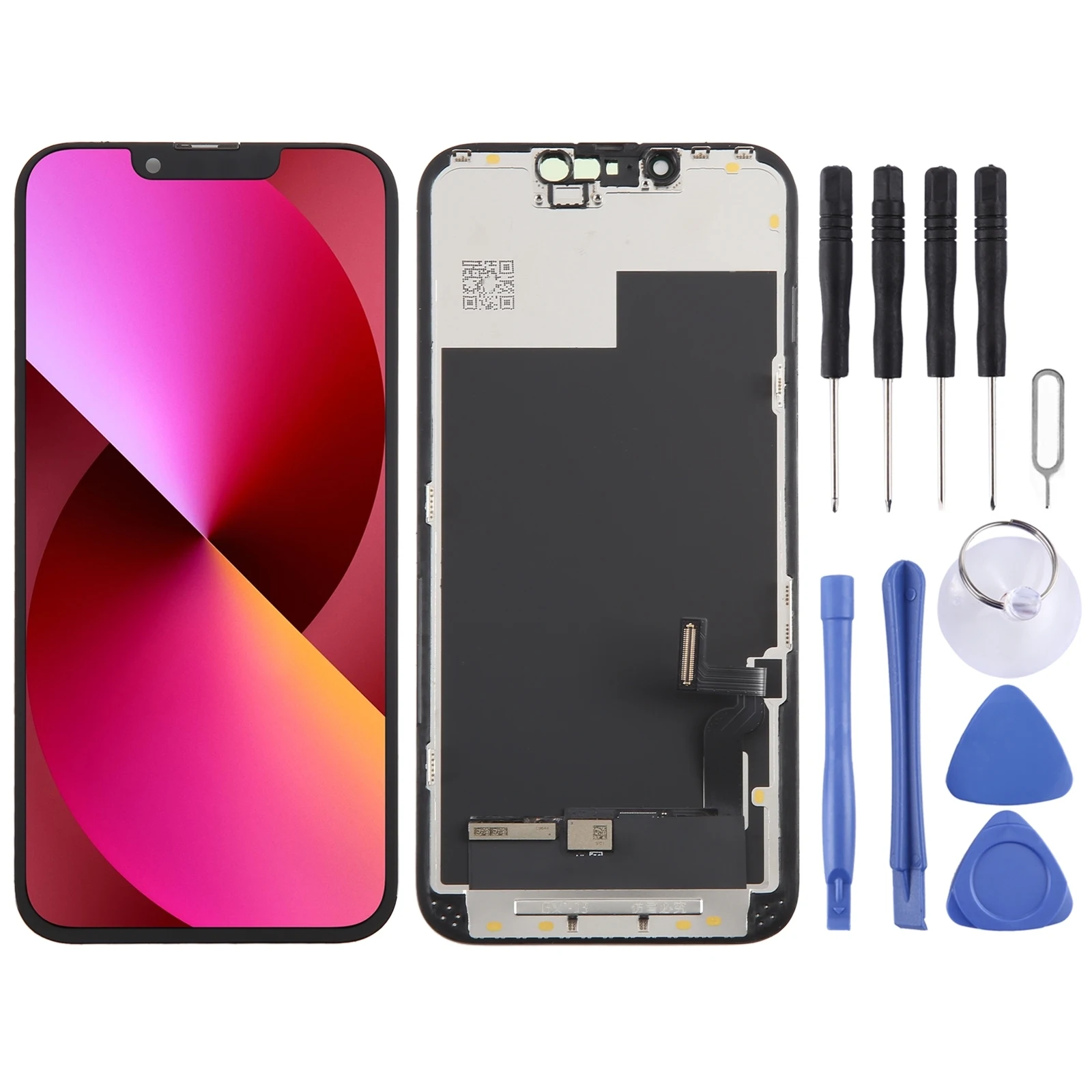 For iPhone 13 GX Hard OLED LCD Screen with Digitizer Full Assembly