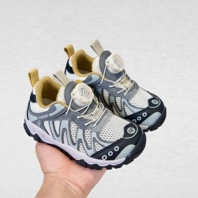 

Детские кроссовки 2026: Новая модная легкая повседневная обувь для мальчиков и девочек, уличные кроссовки-баоту для активного отдыха