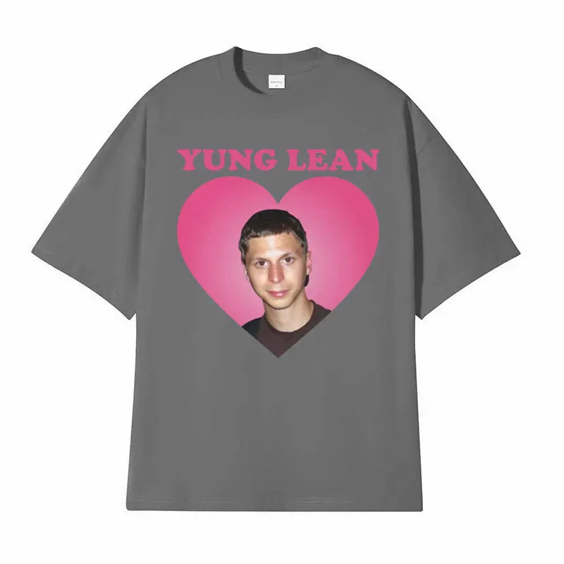 Yung Lean Michael Cera Funny Meme T Shirt Men\'s Summer Casual Aesthetic T-shirts Fashion Gothic Oversized Cozy Tshirt Streetwear