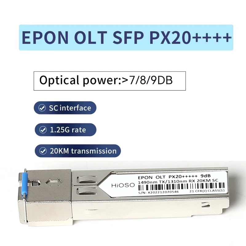 HIOSO Mini Epon Olt 4 porte 1.25G PX+++ SFP opzionale HA7304VXD Mini Olt Supporto 256 ONUS 1*NMS+1*Console FTTH 4 porte