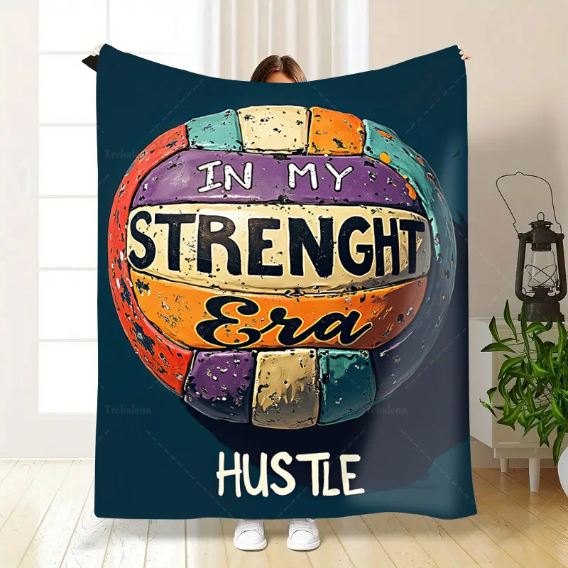 1 قطعة بطانية الفانيلا "حياة "في عصر القوة الخاص بي الزحام" رمي بطانية لديكور غرفة المعيشة المريحة"