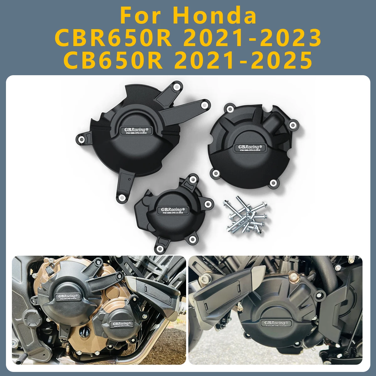 

Motorcycle Engine Protective Cover Guard Protector Fall Protection Cover For Honda CBR650R 2021-2023 CB650R 2021-2025 CBR 650R R