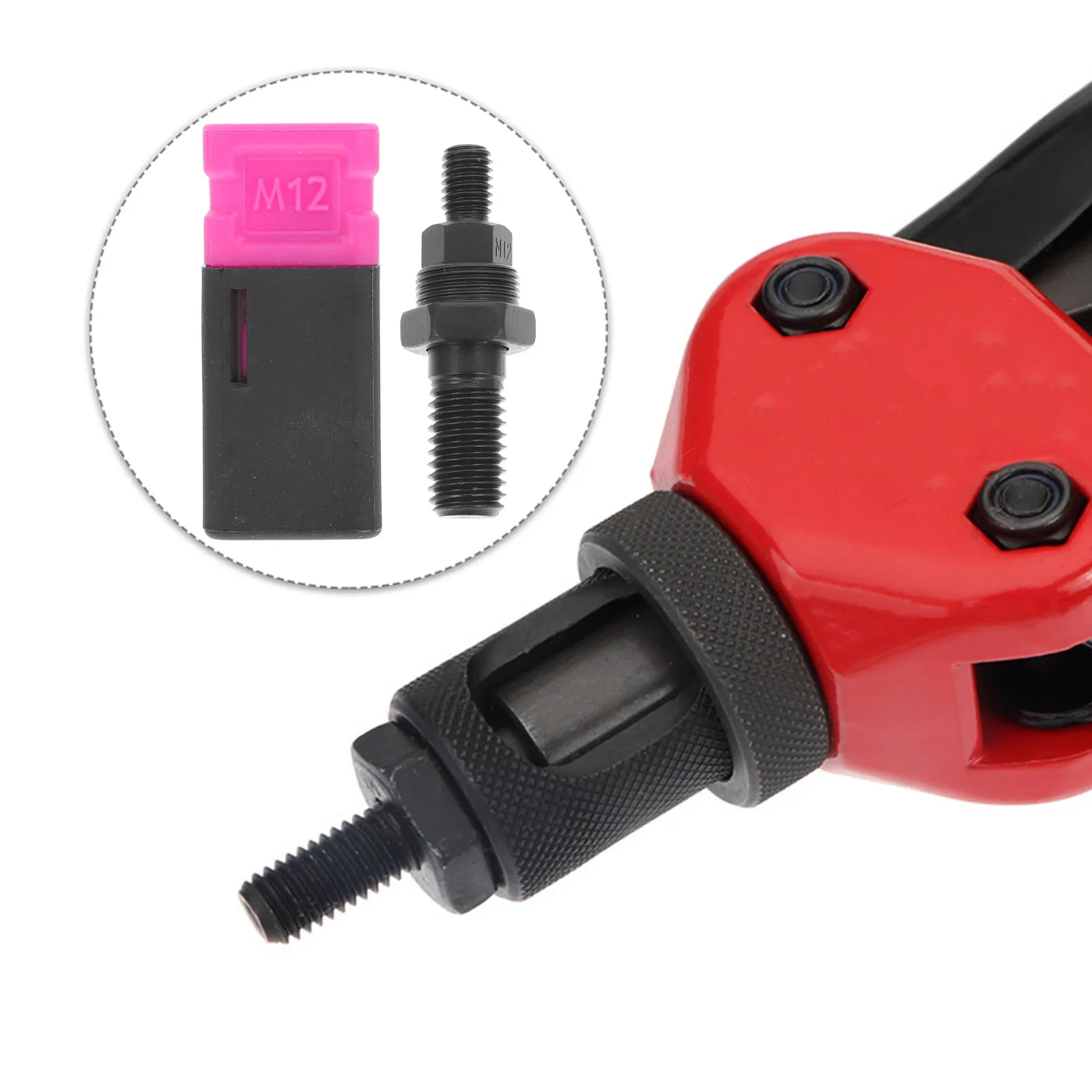 Nut Piece Replacement Tip Nut Kit For Replacement Riveter Tip Riveter Durable Steel Rivet Tool Accessory Rivet Nuts Kit