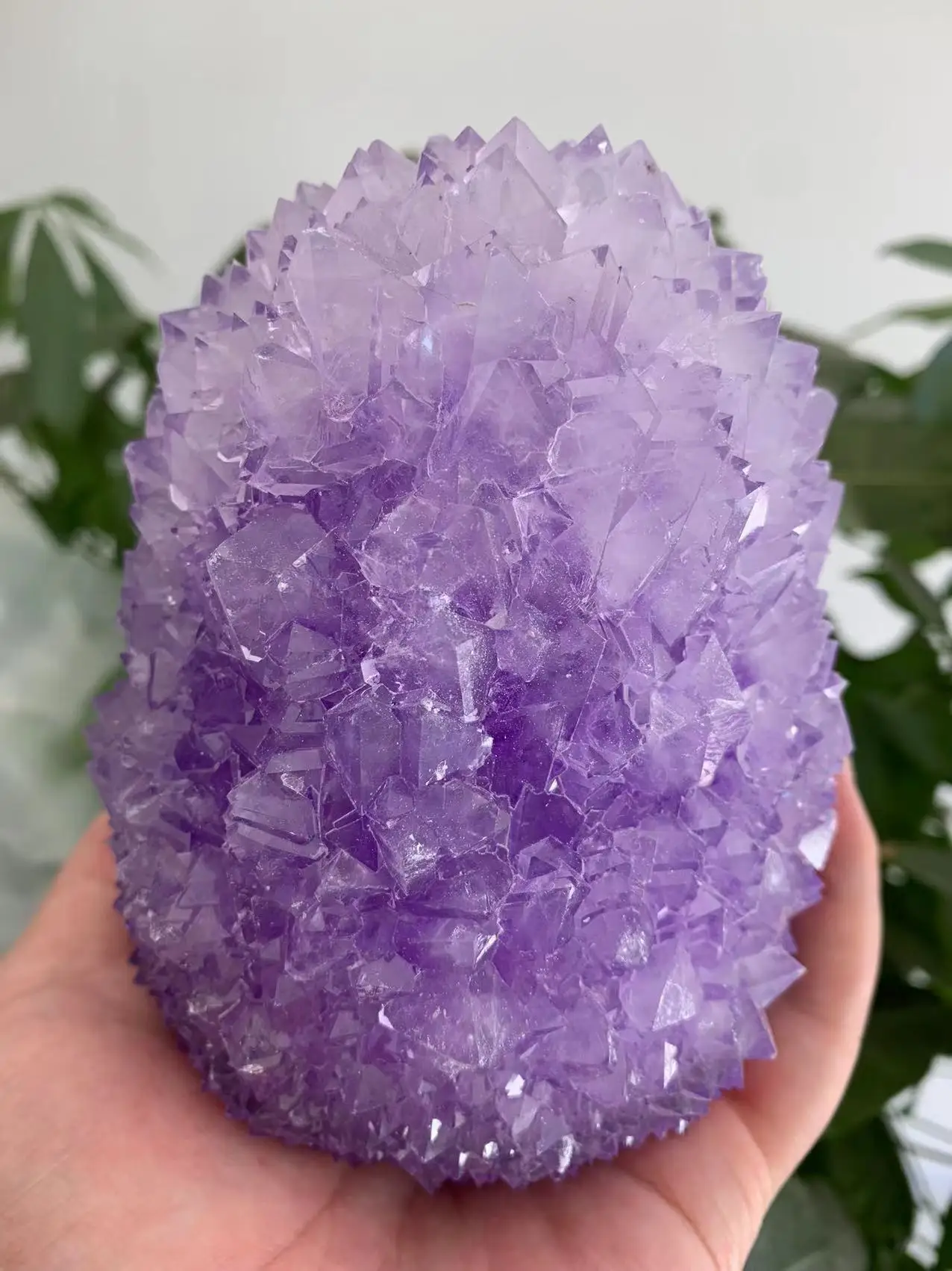 

Rare And Beautiful Purple Quartz Crystal Crystal Cluster Used For Home Decoration Wedding Decoration Aquarium 1000-1100g