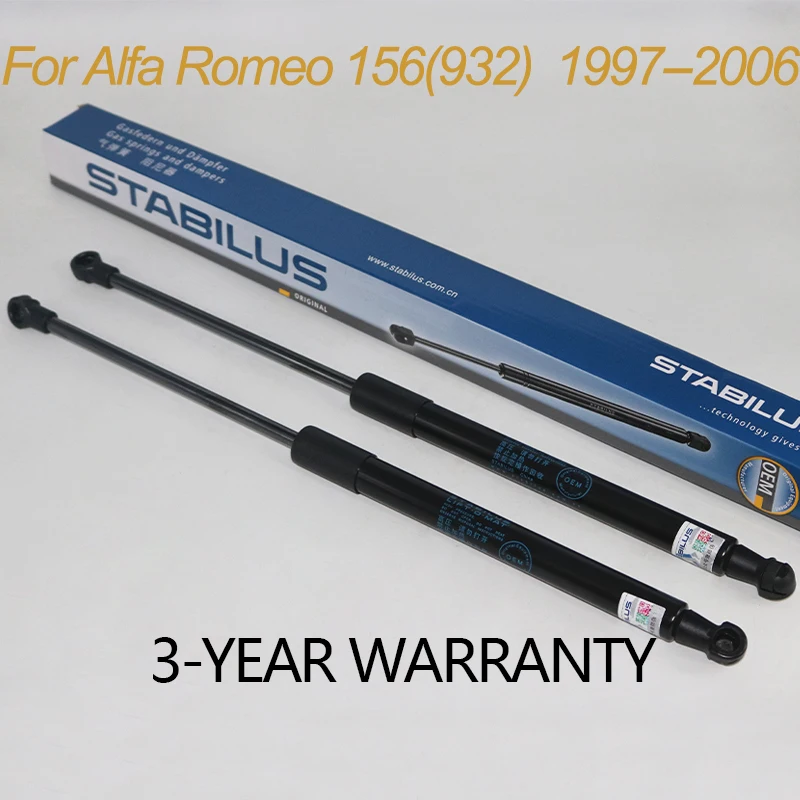 Original Car-styling Front Hoods Bonnets Gas Spring Strut Lifters for Alfa Romeo 156 (932) 1997--2006   (606 547 24)  399mm