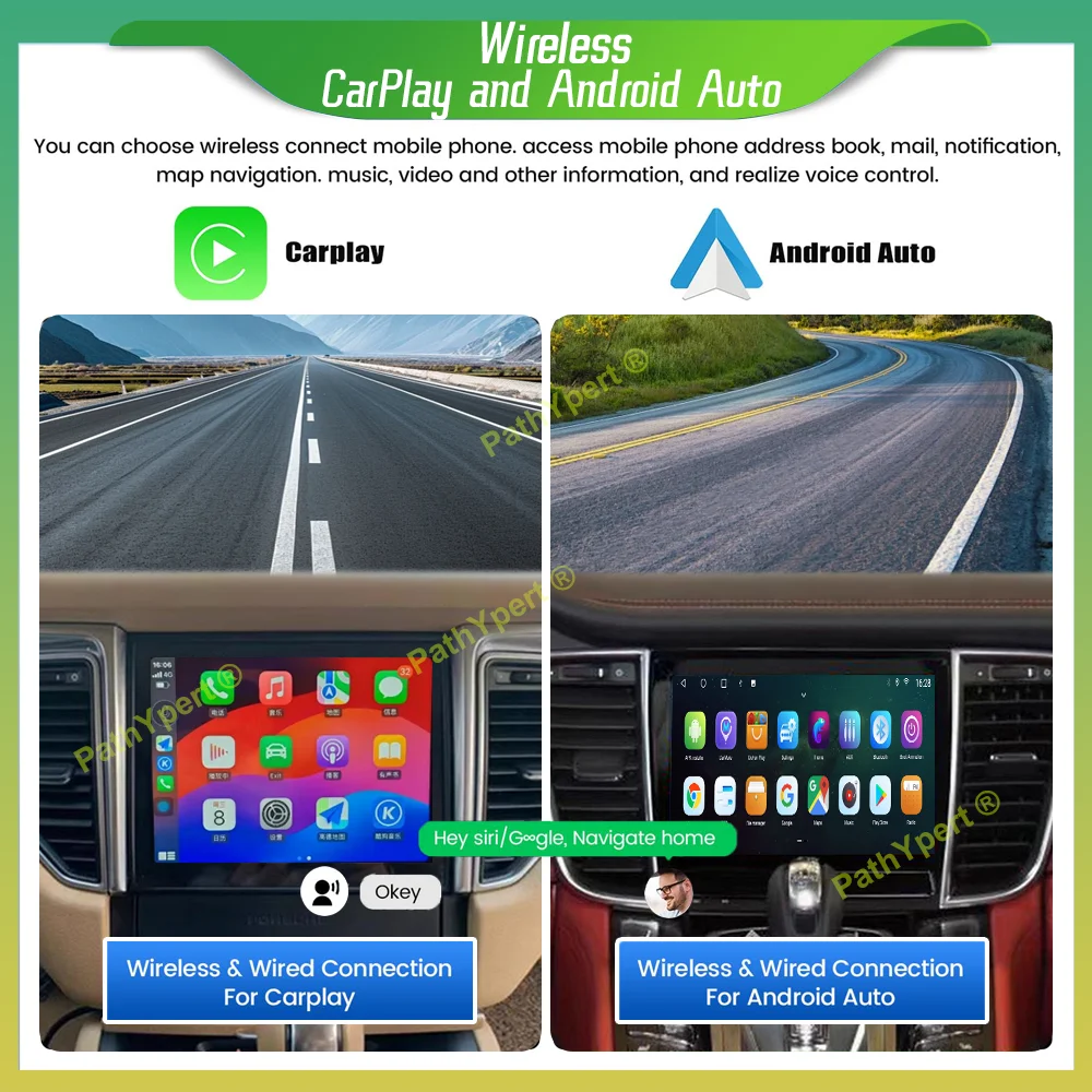 راديو سيارة Carplay DSP يعمل بنظام أندرويد 15 مع مشغل وسائط متعددة 8 أنوية 8 جيجابايت + 256 جيجابايت 4G بلوتوث لبورشه باناميرا 970 G1 ماكان 2010-2017