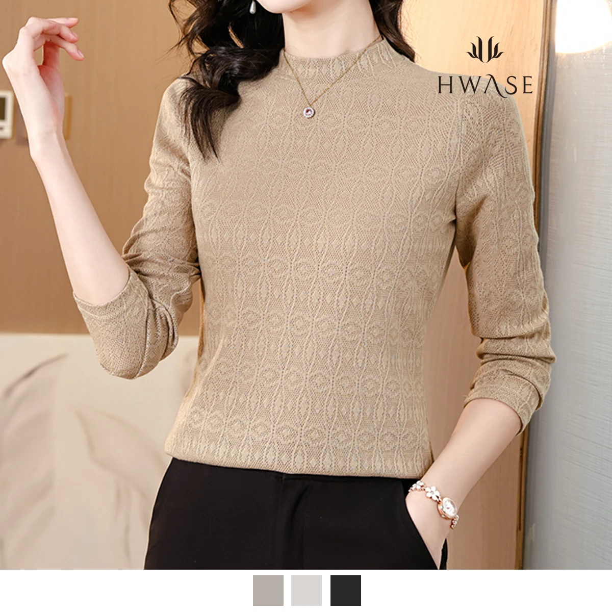 Wonce Lady lace T-shirt _ HB4STS043C