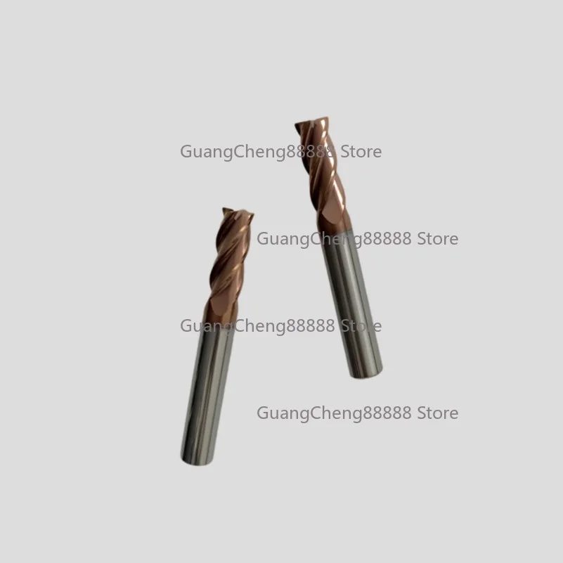 70 Degree 4 Edge Tungsten Steel Round Nose Milling Cutter Carbide CNC High Hardness Seismic
