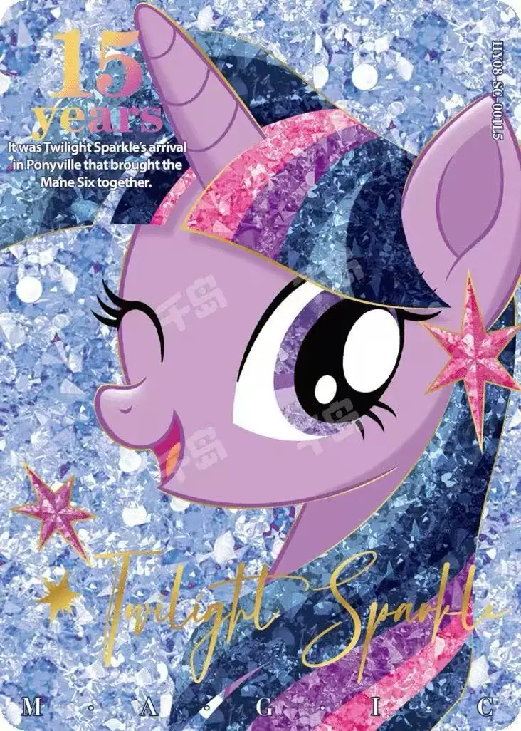 جديد KAYOU أصيلة بلدي المهر بطاقة 15th الذكرى Huiyue الطبعة 8 ZR SC SGR LSR تذكارية نادرة جمع بطاقة لعبة هدية