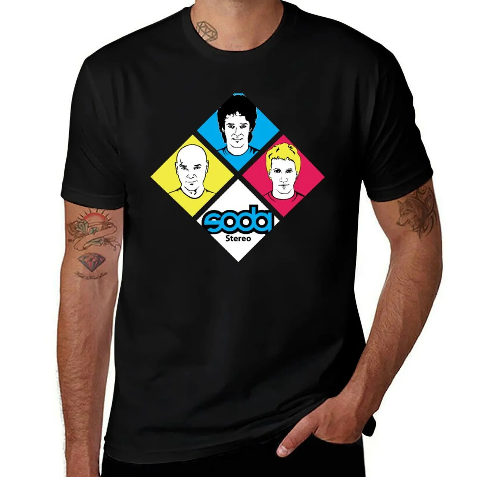 Soda Stereo Spanish Band Rock T-Shirt Thanksgiving Day Tee Top