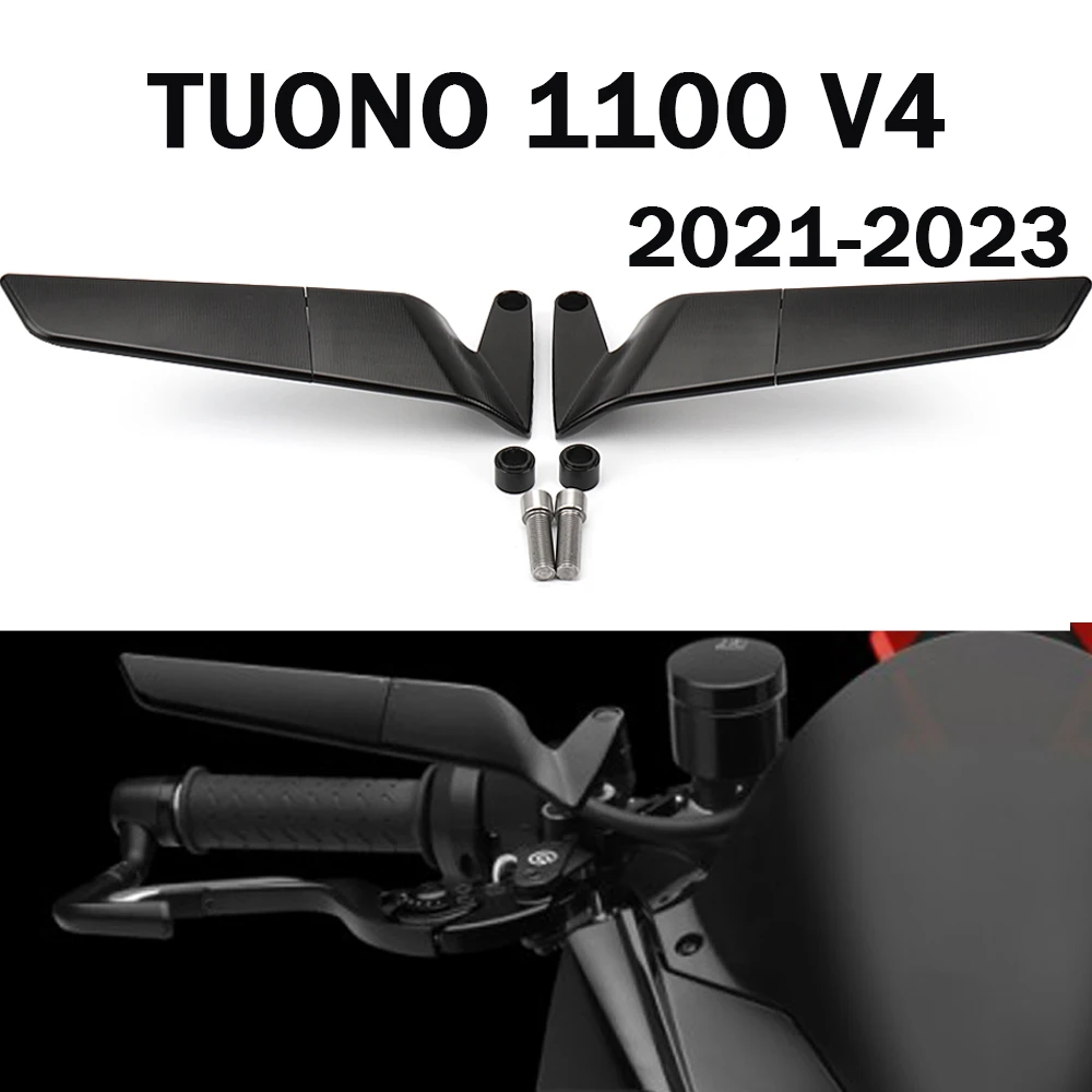 for Aprilia TuonoV4 2021-2023 Factory Motorcycle Adjustable Rotating Rearview Mirror Tuono 1100 V4 Accessories CNC Aluminum