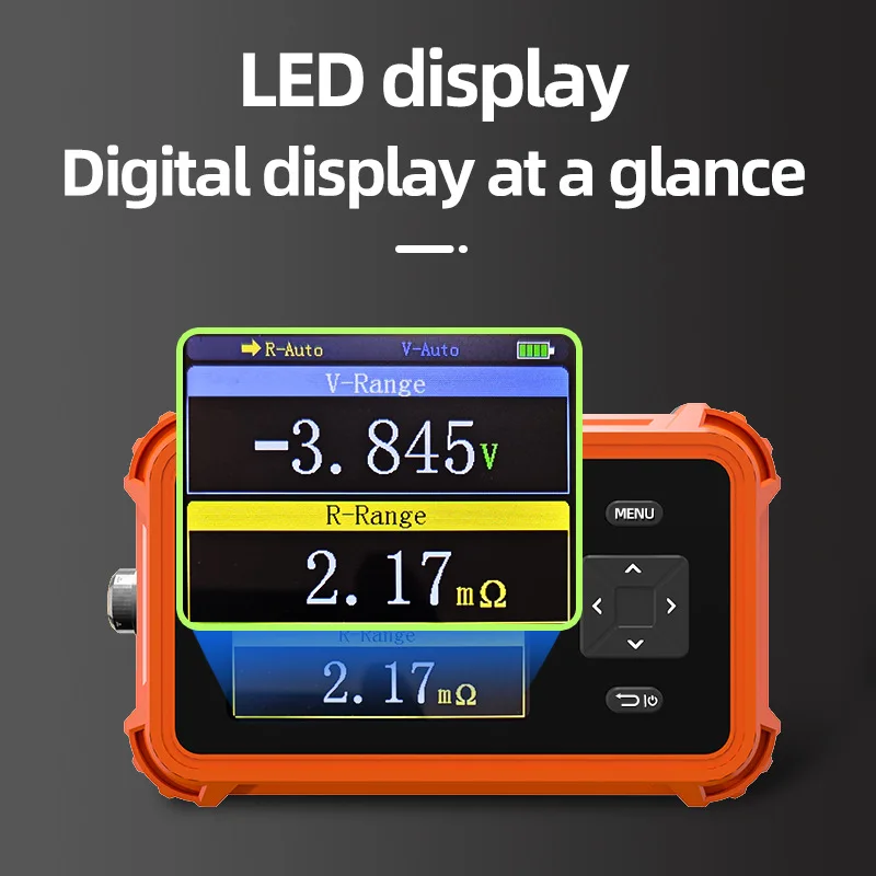 Voltage and Resistance Tester high-precision Lithium battery internal resistance meter LED display Rapid measurement Easy to use