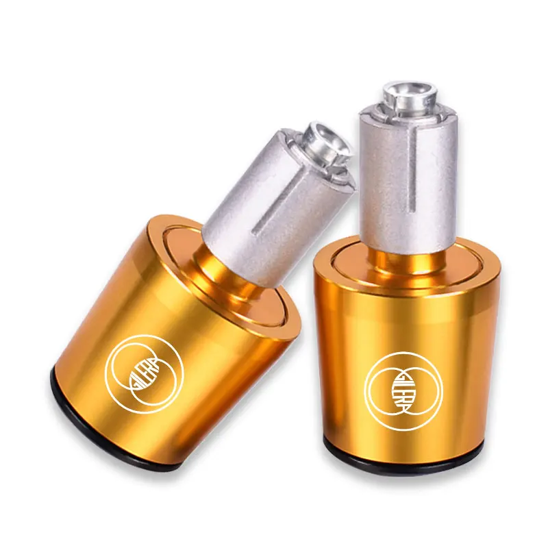 دراجة نارية CNC مقود المقود القبضات غطاء نهاية مقبض المقابس غطاء ملحق ل Gilera GP800 Fuoco Nexus 500 عداء 50 125 200