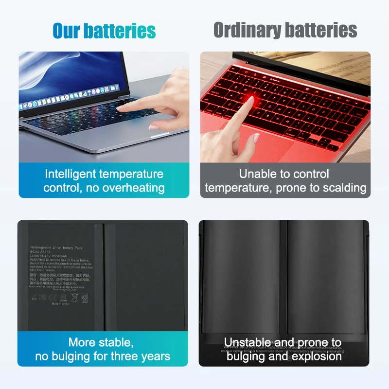 A1582 Battery Replacement Battery A1502 for Macbook Pro 12,1 Retina Early 2015 11.34V-71.8WH Notebook Batteries With Tools