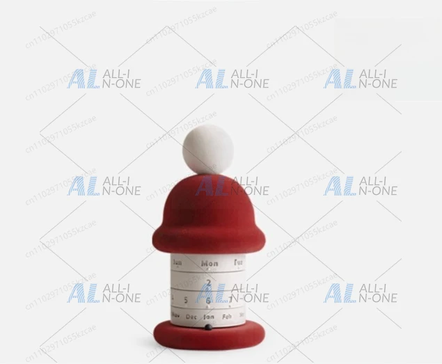 Perpetual calendar desk calendar rotatable calendar Christmas gift Bedroom bedside decoration ornament