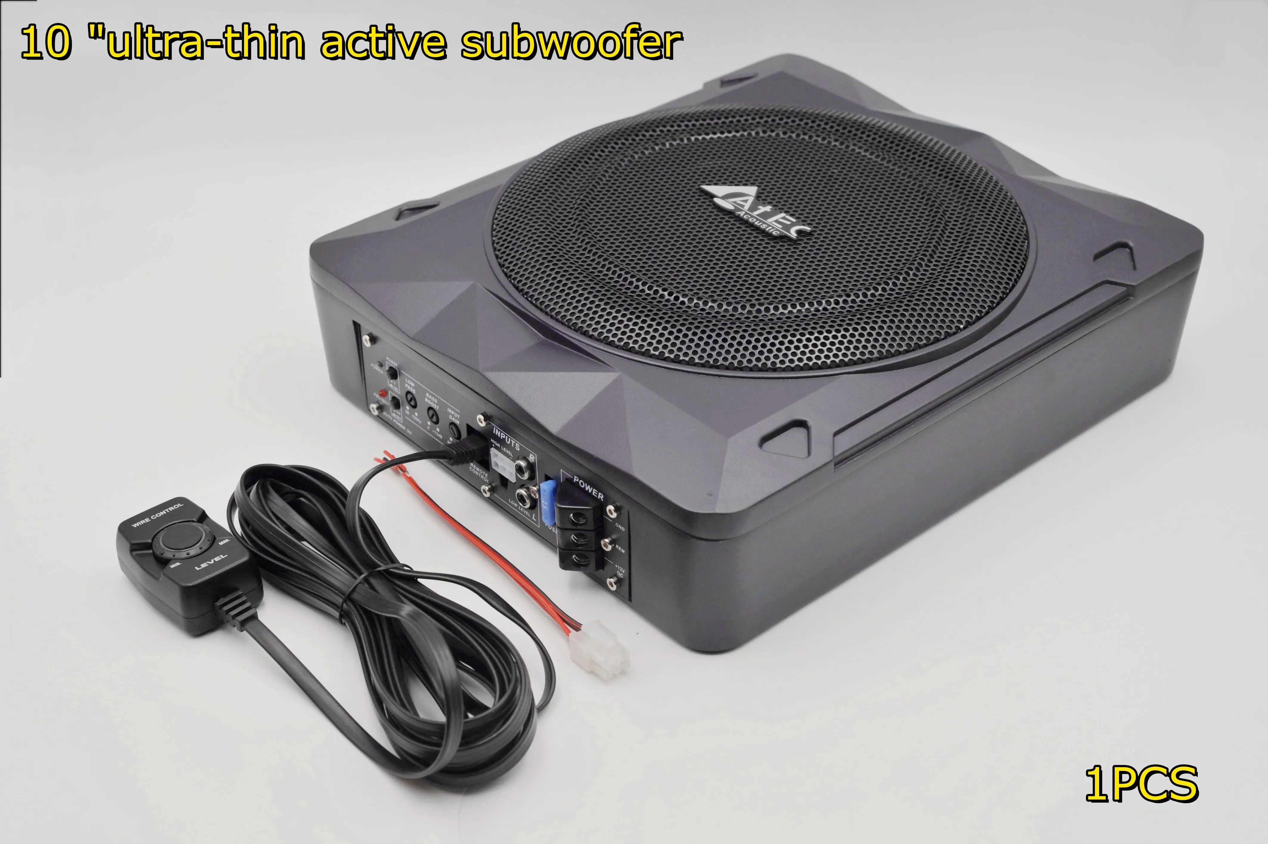 

10 inch Car Speakers Automotive Audio Underseat Subwoofer Auto Carro Active Amplifier Sub Woofe Under the Seat for Car