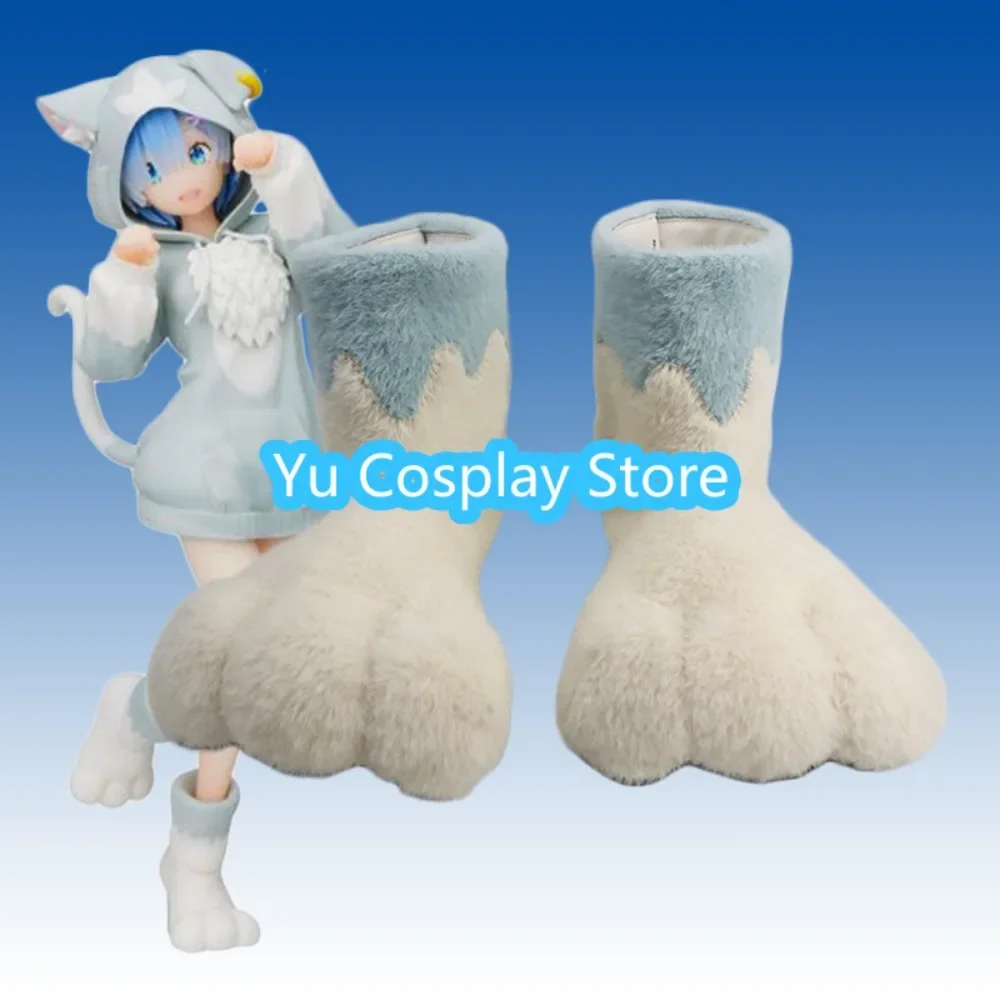 

Yu Косплей Магазин Zero Rem Pack Одежда Обувь для косплея Сапоги горничной Аниме Игры Обувь для ролевых игр Сапоги Хэллоуин Вечеринка