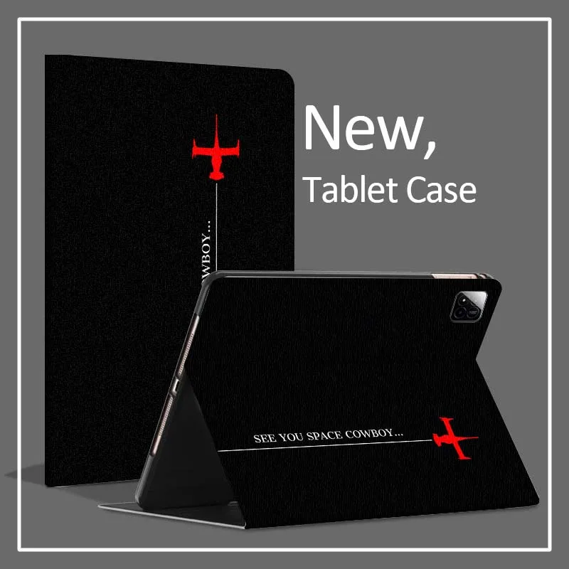 

Anime Cowboy Bebop Art Logo For Xiaomi Redmi Mi Pad 4 5 6 6s 7 7s SE Pro 2 11 Plus Max 12.4 11 11.2 12.5 8.7 inch Tablet Case