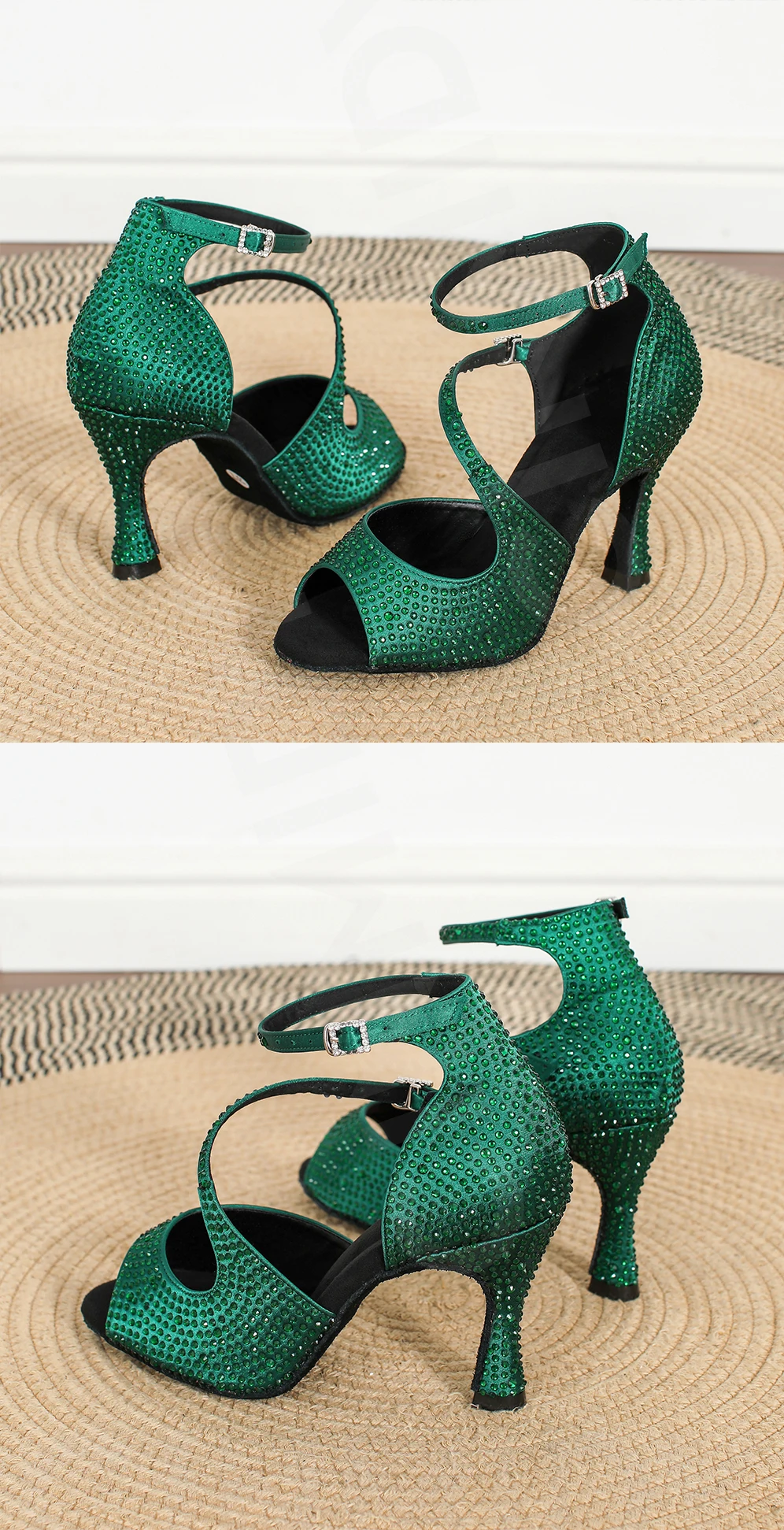 CINMIDY Neue Lateinamerikanische Tanzschuhe für Damen, Tango-, Jazz- und Modern-Ballsaal-Tanzschuhe, Damen-Hochzeitsschuhe mit Diamanten, Performance-Sandalen – Detail 11
