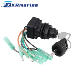 Boat Ignition Key Switch Assy For Suzuki Outboard 8-225HP (2-Str) 15-140HP (4-str) 37110-99E02 For Elecreical Ignition System