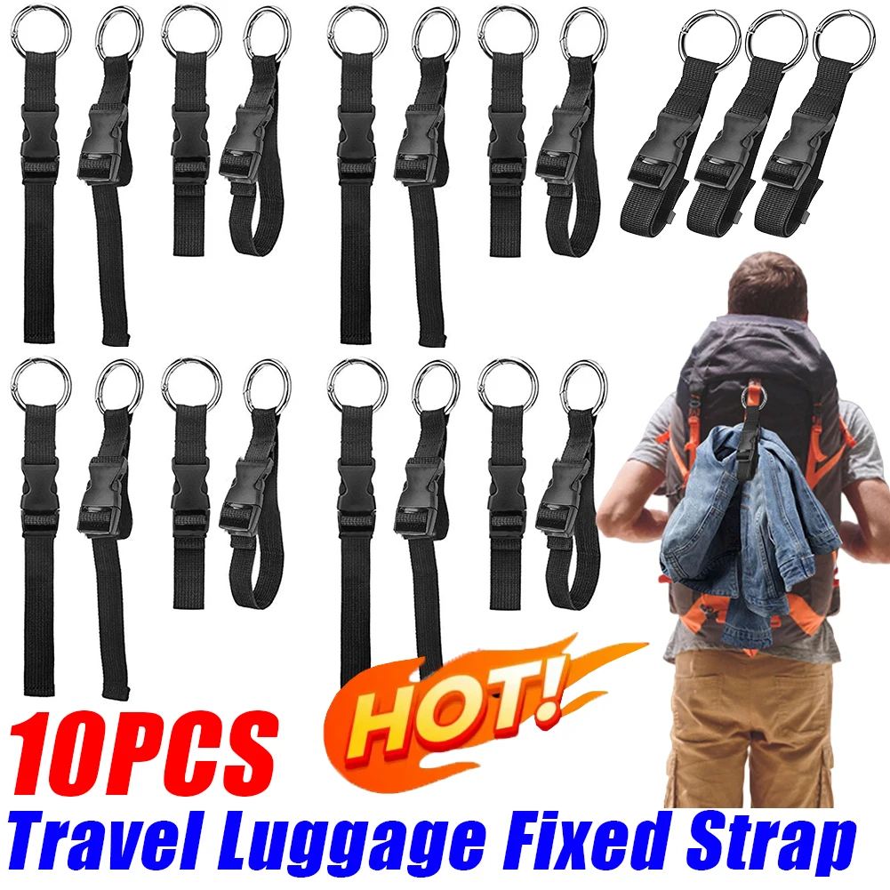 10-1PCS Portable Luggage Strap with Release Buckle Suitcases Fixed Belt Travel Accessory