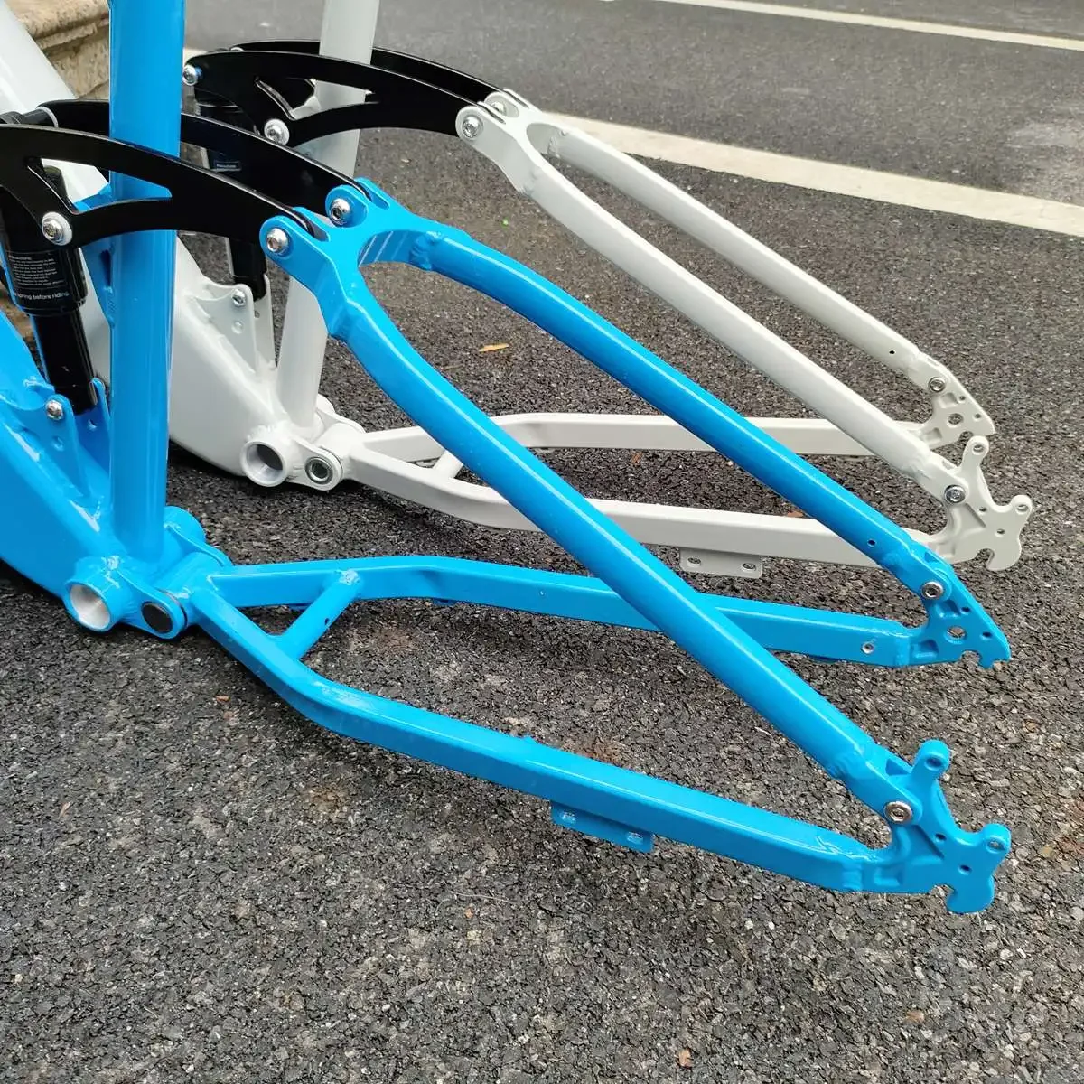 Kalosse Soft-Tail Frame   Hidden Battery  26X4.0 Electric  Bike Frame    Frame