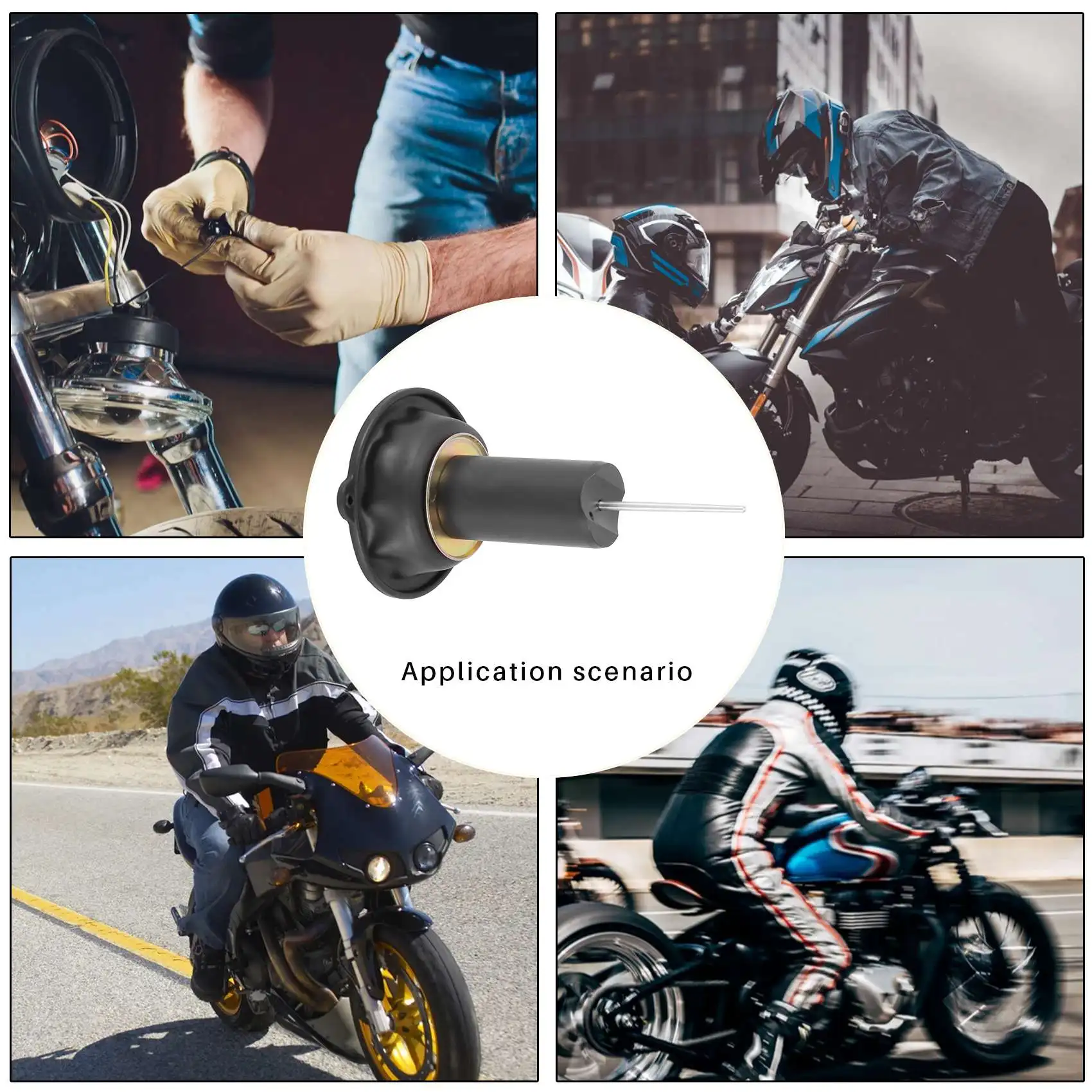 A02Q-Motorcycle Carburetor Repair Kit Motorcycle Carburetor Piston Float Gasket Kit For Virago 250 XV250